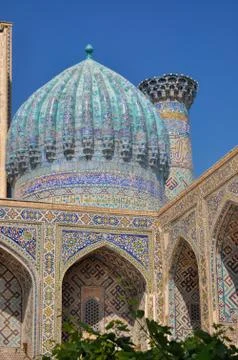 Buildings in Samarkand Stock Photos