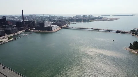 Buildings by the sea Stock Footage 199041879