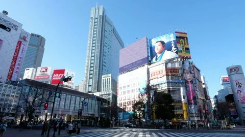 BUILDINGS IN SHIBUYA Stock-Footage 84291621