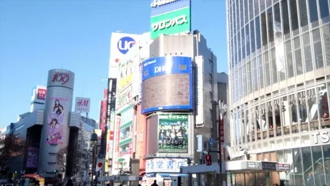 BUILDINGS IN SHIBUYA Stock-Footage 84291664