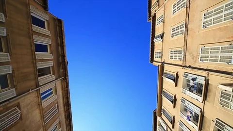Buildings shot from ground Stock Footage 75431436