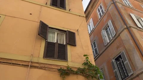 Buildings in the streets of Rome Stock Footage 194479138