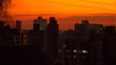 Buildings at sunset 4K Stock Footage 279658639