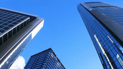 Buildings Top View 库存影片 233885451