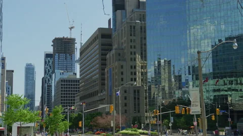 Buildings in Toronto Video stock 218077064