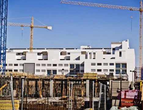 Buildings under construction Stock Photos