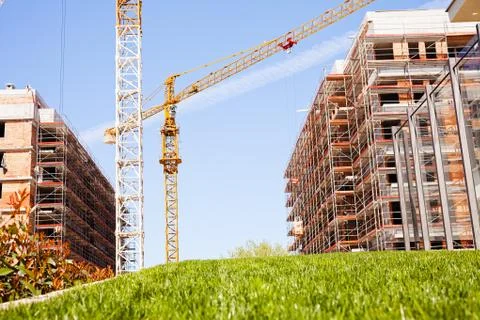 Buildings under construction Stock Photos