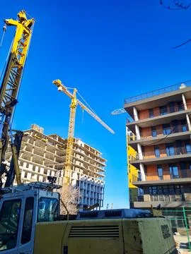Buildings under construction Stock Photos