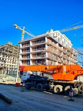 Buildings under construction Stock-Fotos