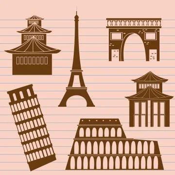 Buildings vector illustration design Ilustración de archivo