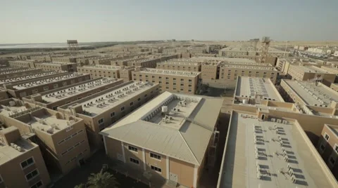 Buildings In The Village For Workers Stock Footage 63402776