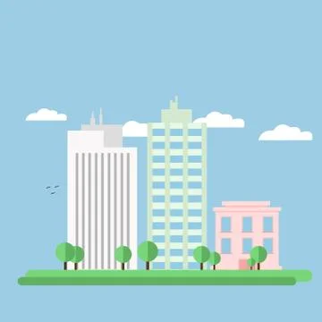 Builds Stock Illustration