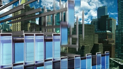 Buildup Skyscraper 動画素材 8991720