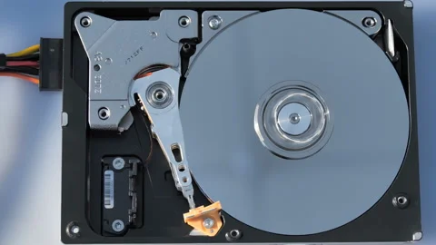 Built-in computer hard drive Video stock 105841018