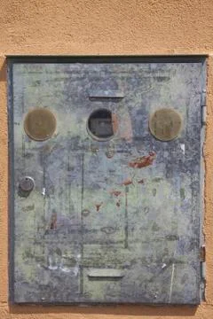 Built-in electrical cabinet Stock Photos