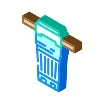 Built filter isometric icon vector illustration Stock Illustration