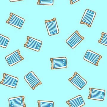 Built filter vector seamless pattern 스톡 일러스트