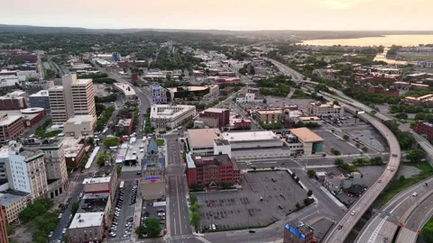 Built Over - Syracuse, NY 库存影片 336472952