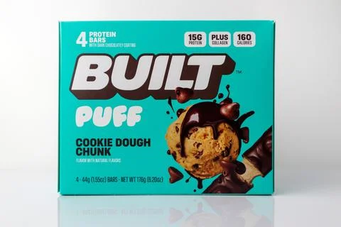 Built Puff protein bars Stock Photos