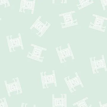Built in wine cooler line seamless pattern Stock Illustration