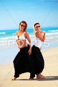 Buity in cambodian pants Stock Photos