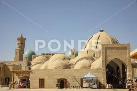 Bukhara, Uzbekistan bazaar Stock Photos