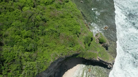 Bukit Peninsula seen from above Video stock 218295965