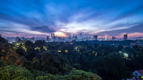 BUKIT TUNKU TL Stock Footage 100179762