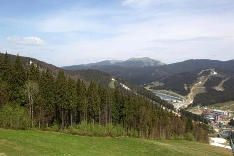 Bukovel resort Stock Photos