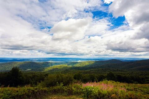 Bukowe Berdo path in Bieszczady Stock Photos