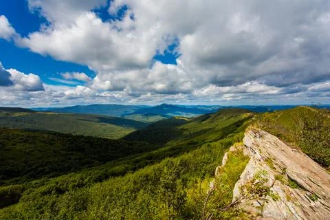 Bukowe Berdo path in Bieszczady Stock Photos