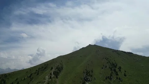 Bukreyev Peak (3010 m) in the Trans-Ili Alatau Stock Footage 339676825