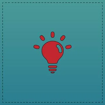 BULB computer symbol Stock Illustration