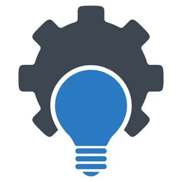 Bulb Configuration Icon Stock Illustration