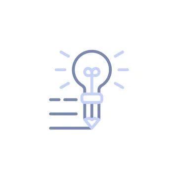 Bulb Creative Idea: Creative and Innovative Idea Solutions for Your Business Stock Illustration