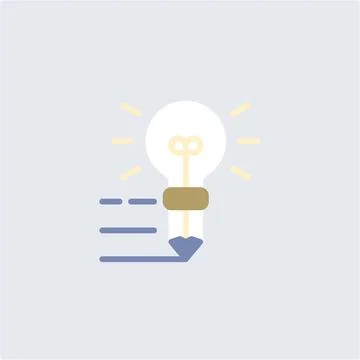 Bulb Creative Idea: Creative and Innovative Idea Solutions for Your Business Stock Illustration