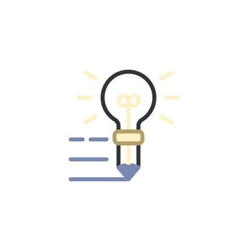 Bulb Creative Idea: Creative and Innovative Idea Solutions for Your Business Stock Illustration