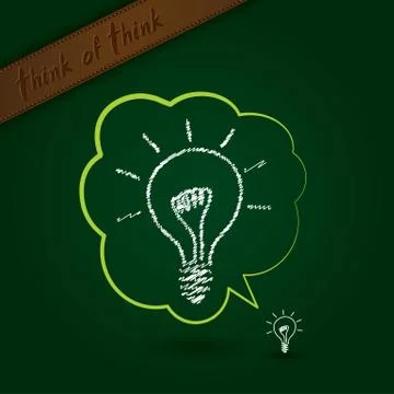 Bulb drawing style 스톡 일러스트