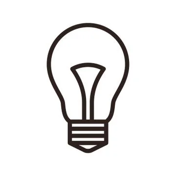 Bulb icon Stock Illustration