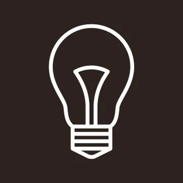 Bulb icon Stock Illustration