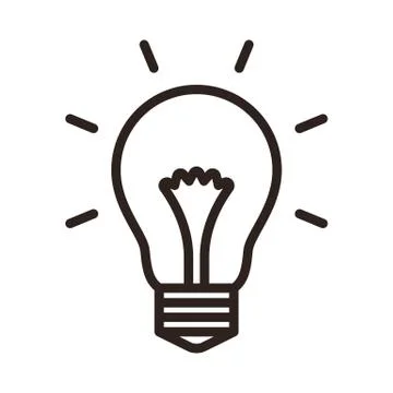 Bulb icon Stock Illustration