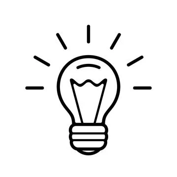 Bulb icon Stock Illustration