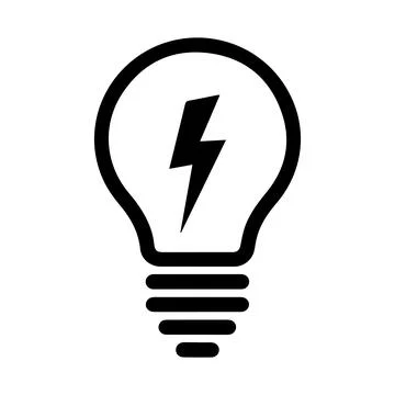 Bulb icon premium vector design. Stock Illustration