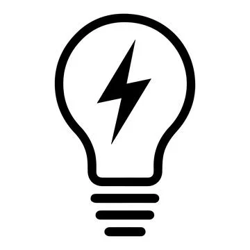Bulb icon premium vector design. Stock Illustration