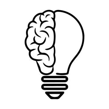 Bulb icon premium vector design. Stock Illustration