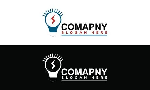 Bulb icon vector design creative idea electricity light set Stock Illustration