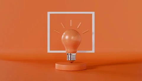 Bulb icon vector illustration, light idea concept, energy lamp electricity Stock Illustration