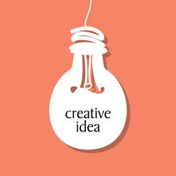 Bulb idea Stock Illustration