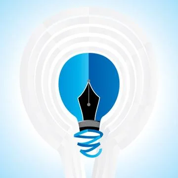 Bulb idea Stock Illustration