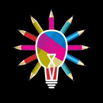 Bulb idea Stock Illustration